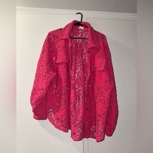 Buckle lace button down